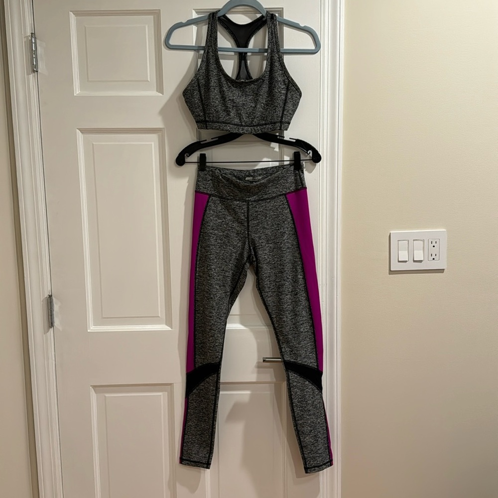 Express Exp Core Performance Set - Grey Magenta &… - image 1